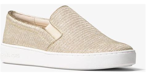 michael kors keaton slip on sneaker|michael kors chain mesh keaton.